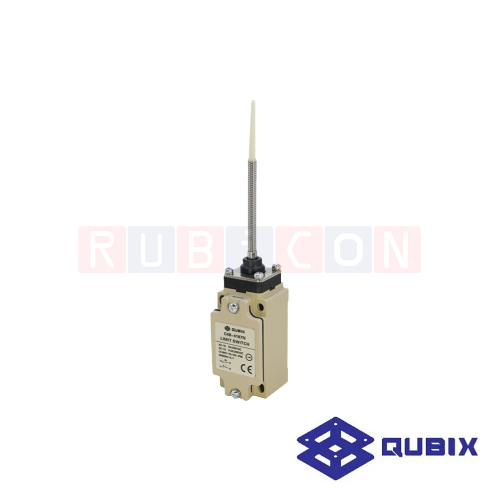 QUBIX C4B-4187N ลิมิตสวิตช์ COIL SPRING WITH PLASTIC END 10A / 250V DPDT 1NO, 1NC SCREW TYPE (LIMIT SWITCHES C4B SERIES)
