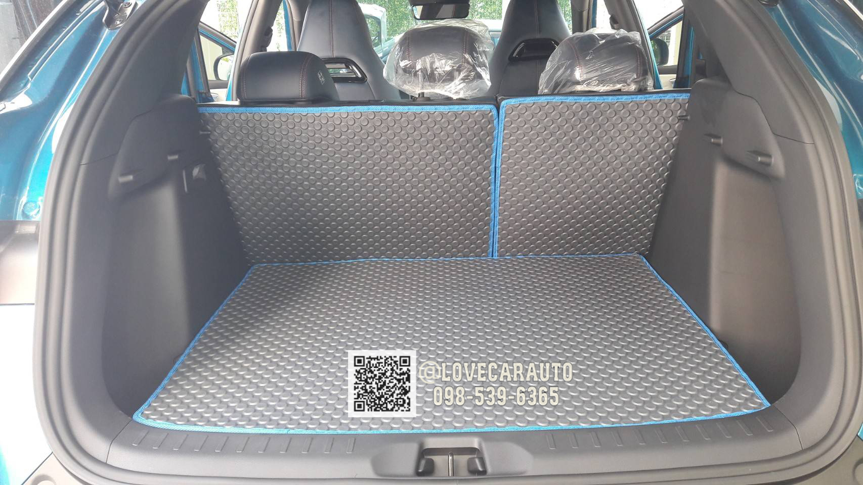 พรมกระดุม BYD Atto3 กระดุมเทาขอบฟ้า