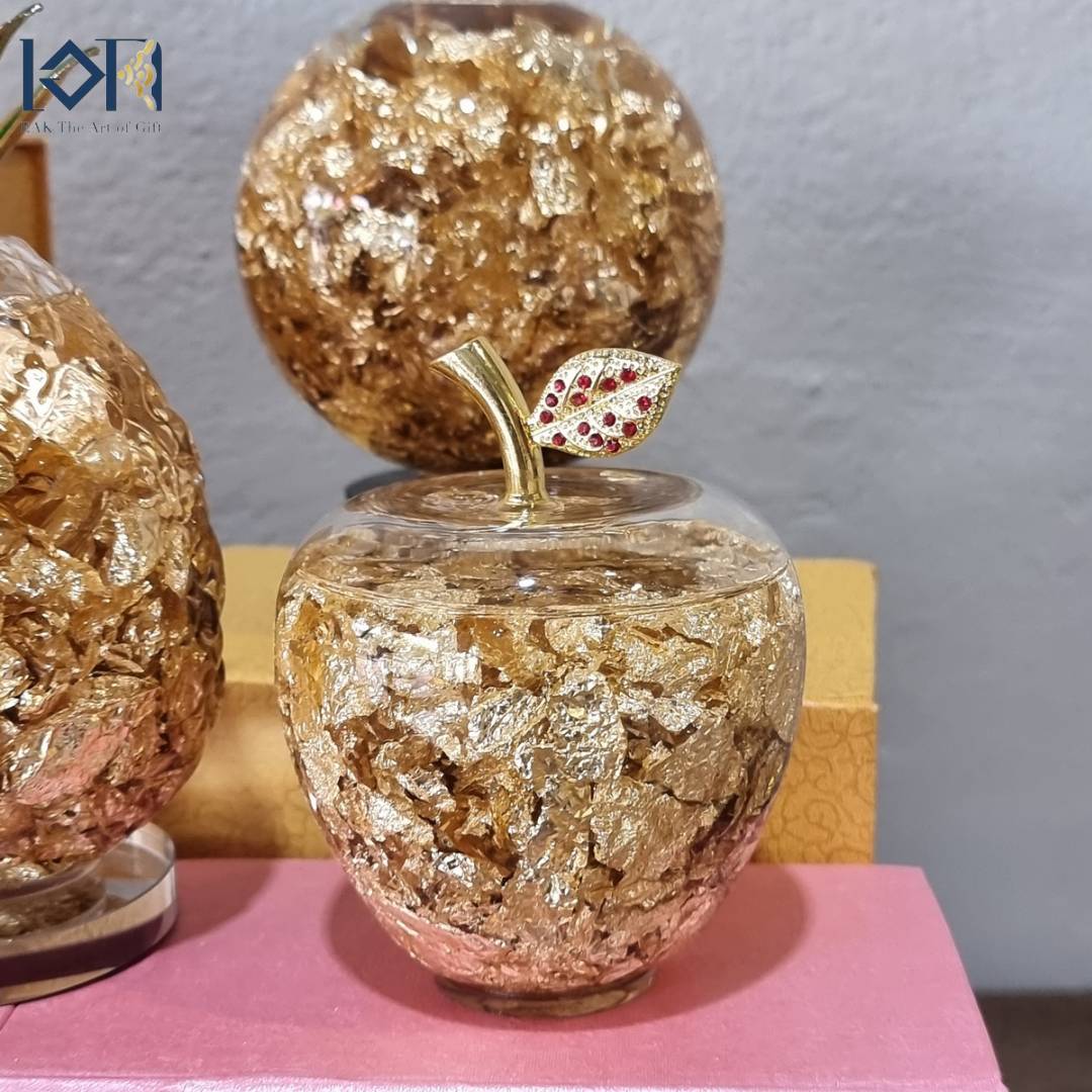 ลูกแก้วแผ่นทองฮวงจุ้ย ก้อนทอง กาน้ำชา แอบเปิ้ลบรรจุแผ่นทองคำเปลว ให้เป็นของขวัญมงคล มีกล่องแพคเกจสวยหรูใส่ให้ทุกแบบ