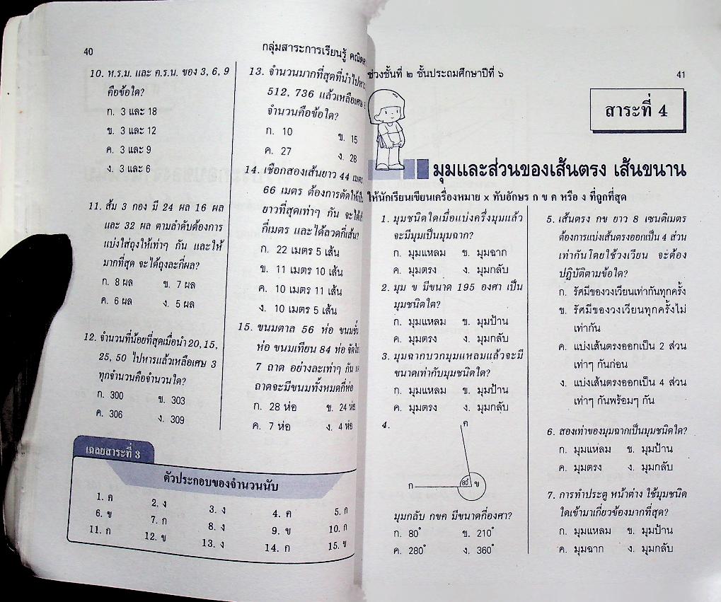 เตรียมสอบ ป.6 เข้า ม.1