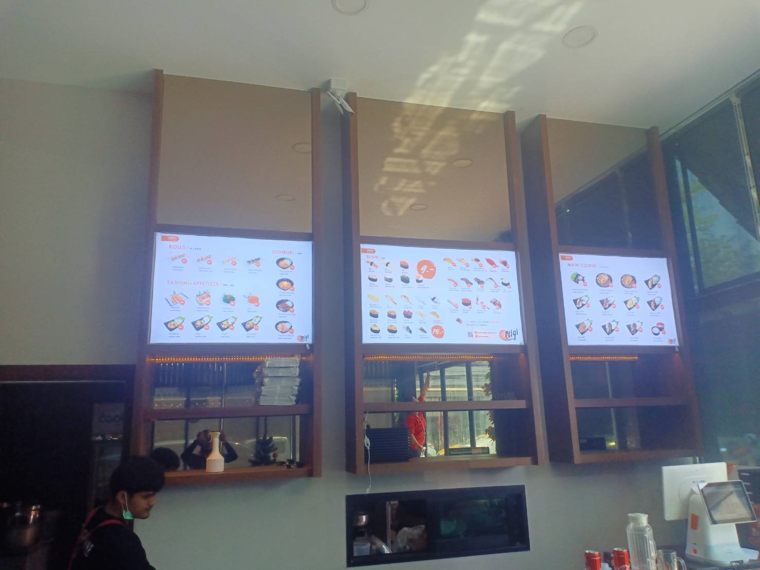 ป้ายตู้ไฟแอลอีดี งาน NIGI EXPRESS