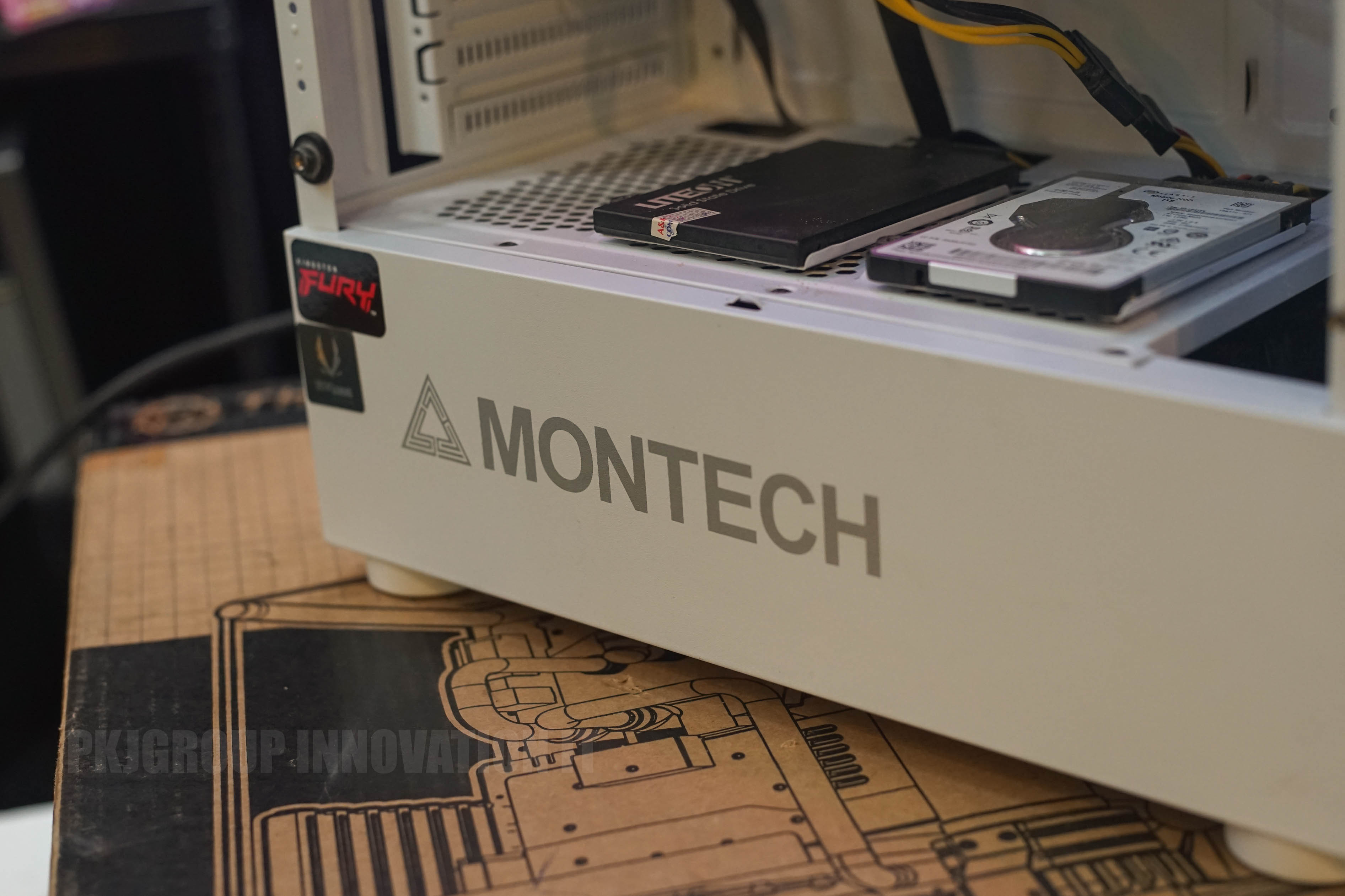 คอมเล่นเกมมือสอง i3-10105 RAM 16 GB GTX1660 Super SSD 120 GB HDD 1 TB