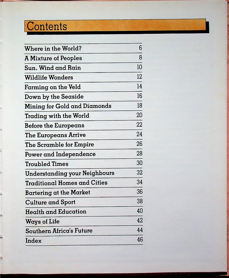 PEOPLE & PLACES Southern Africa