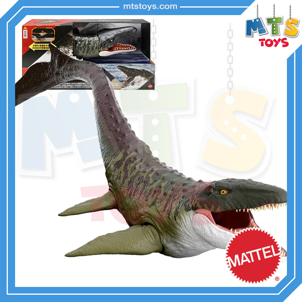 **MTS Toys**Mattel Jurassic World Rebirth : JGB51 Super Colossal Mosasaurus [ความยาวจากหัวถึงหาง 93 ซ.ม.]