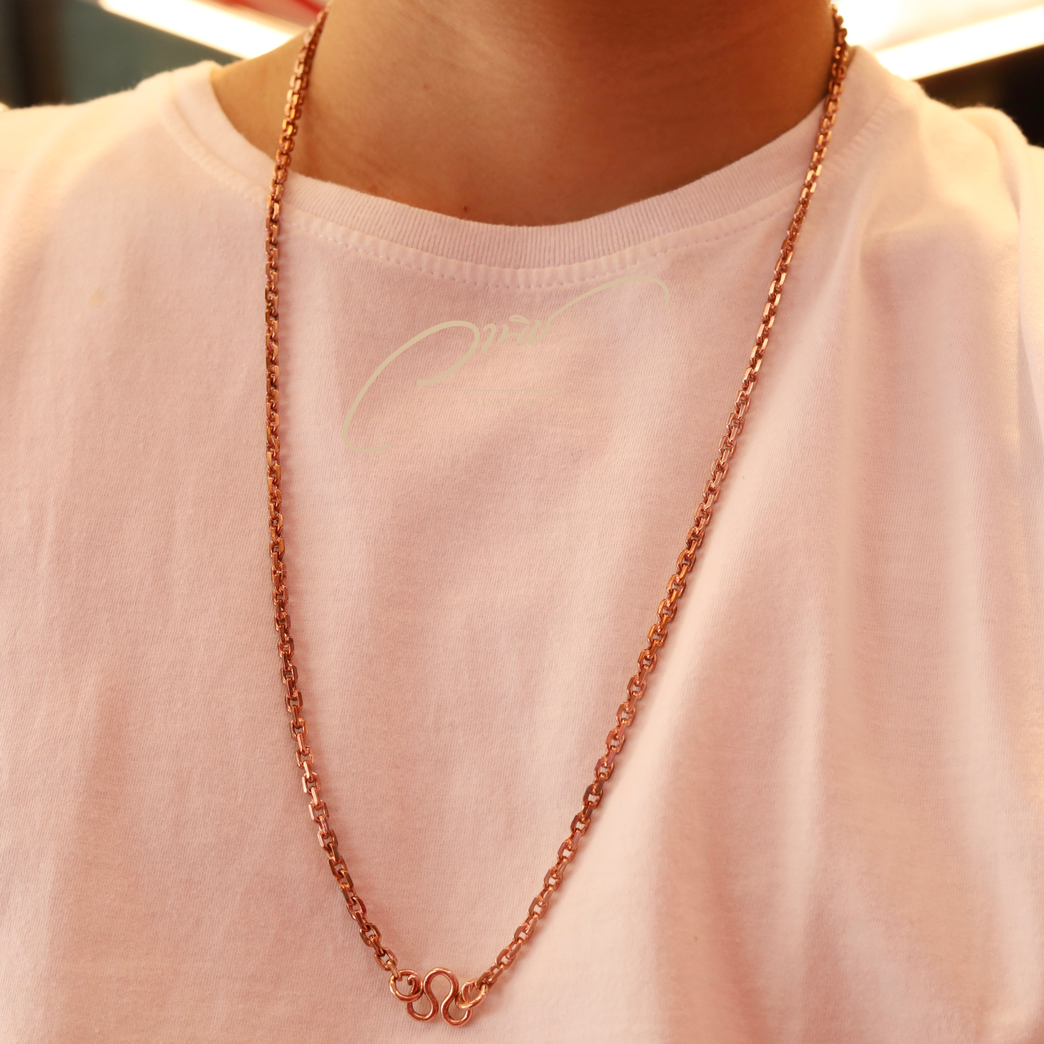 สร้อยคอนาก 2 บาท ลายคตกิต ไม่มีค่ากำเหน็จ