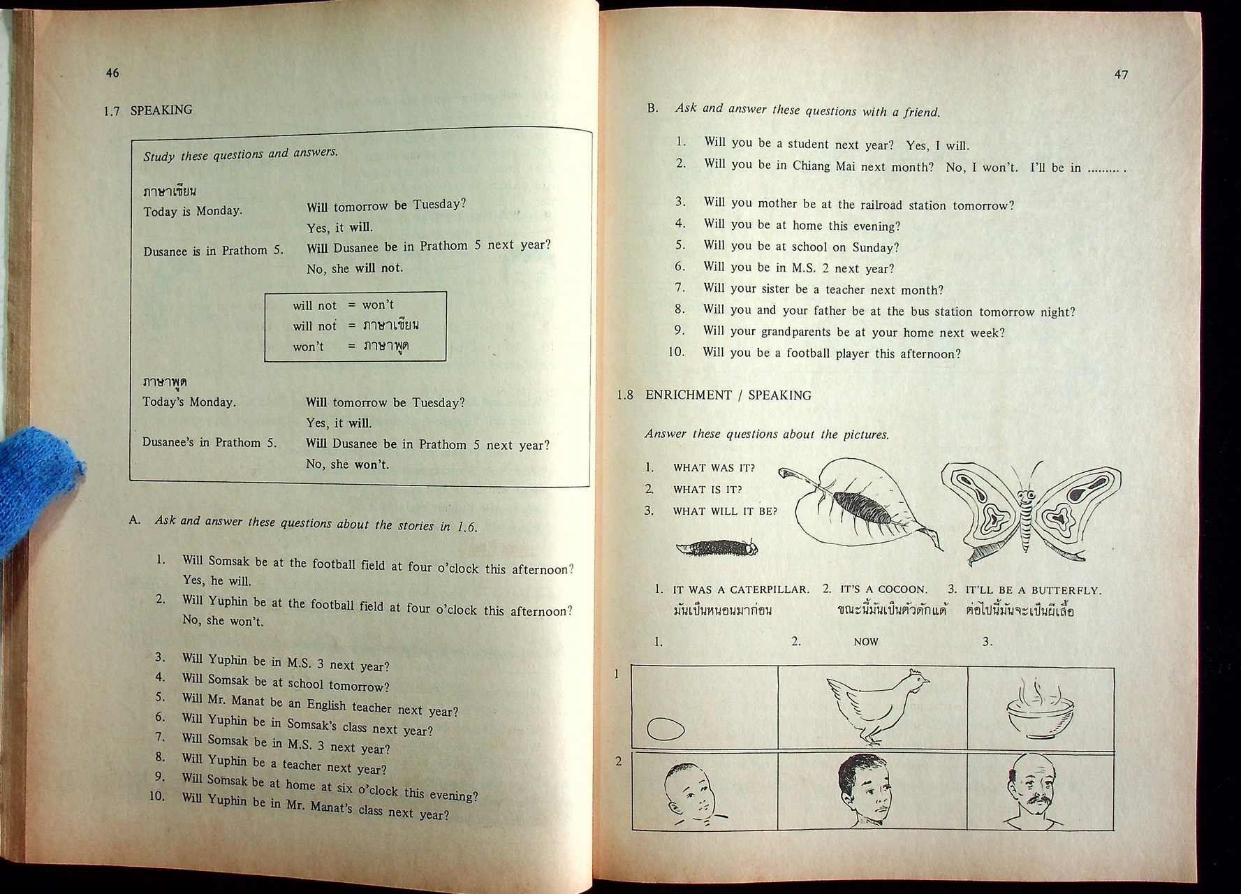 แบบเรียนภาษาอังกฤษ ENGLISH FOR THAI STUDENTS (NEW EDITION) เล่ม 1-6 ชั้นมัธยมศึกษาตอนต้น (ครบชุด 6 เล่ม)
