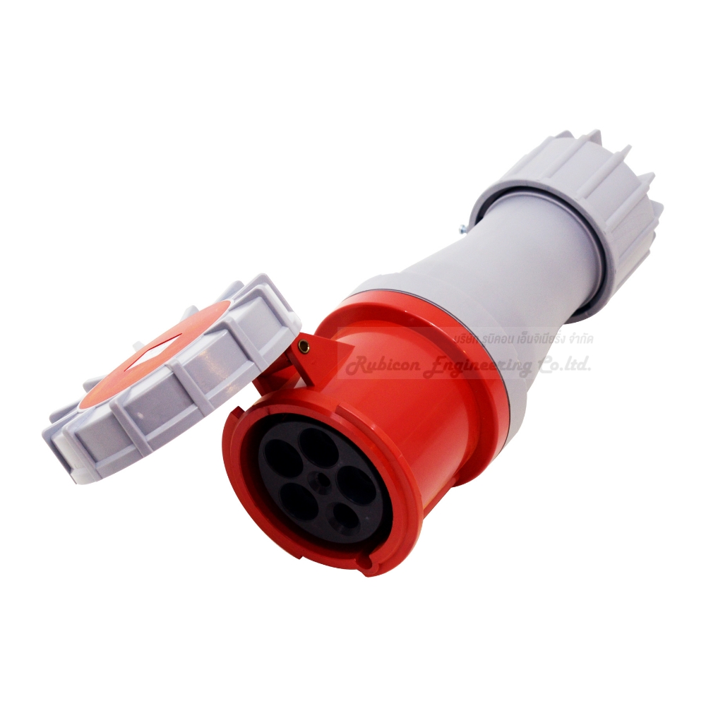 "DAKO PLUG" HTN 2351 ปลั๊กตัวเมียกลางทางกันน้ำ (3P+N+E) 63A 400V 6H IP67