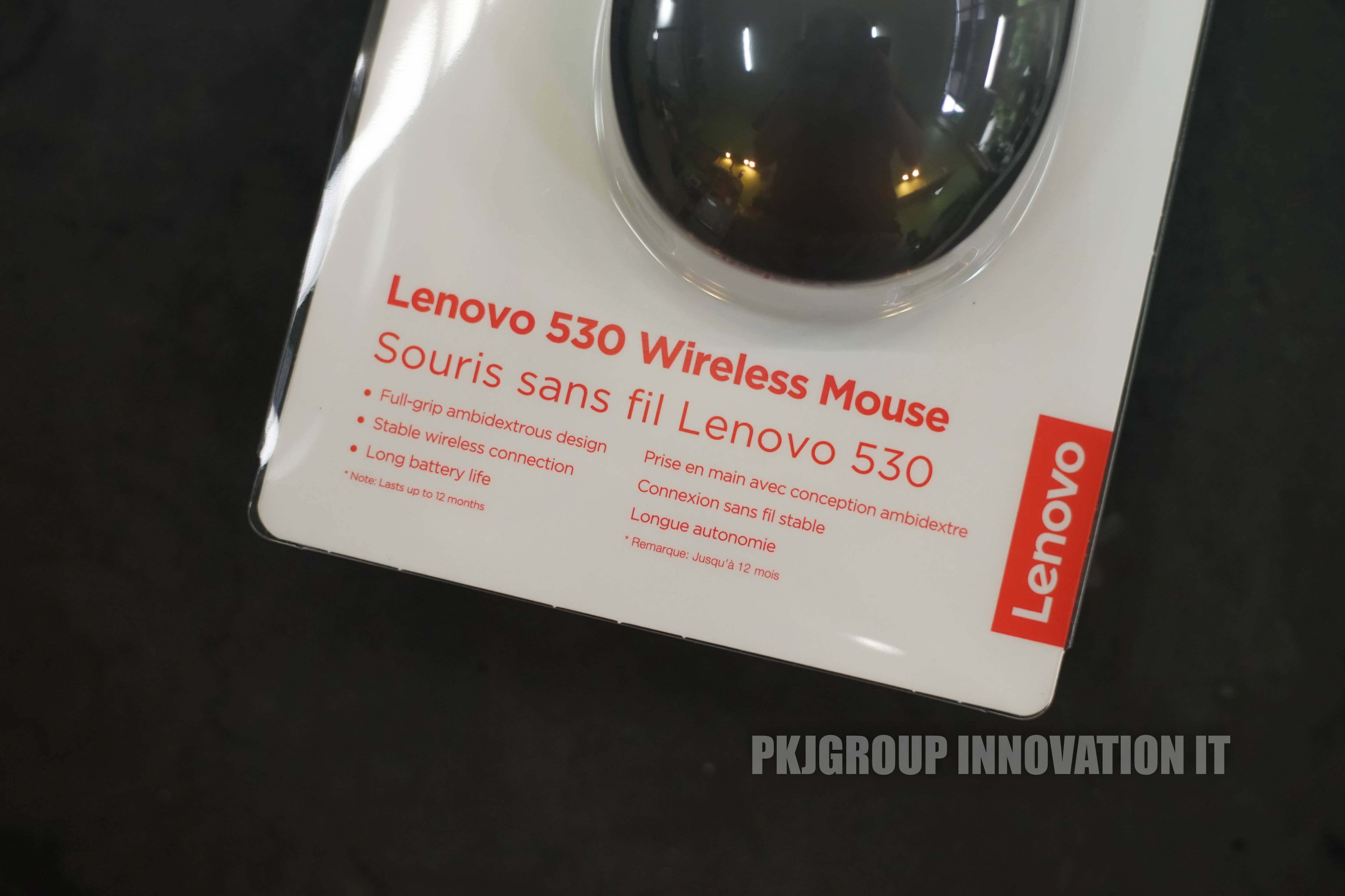 เมาส์ไร้สายของใหม่ Lenovo 530 Wireless mouse สี GRAPHITE ของแท้ ประกัน 1 ปี