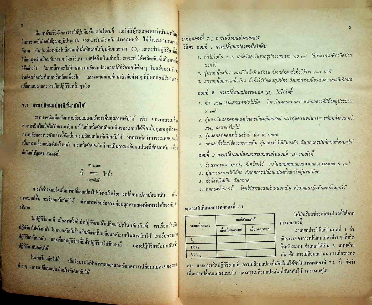 แบบเรียน วิชาเคมี เล่ม ๓ ประโยคมัธยมศึกษาตอนปลาย ของกระทรวงศึกษาธิการ