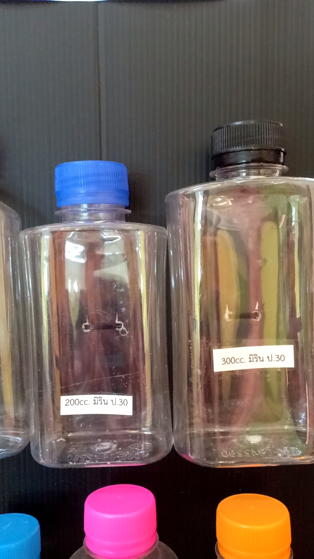 ขวดทรงแบนมิริน 200ml ป.30 แพค 150 ใบ