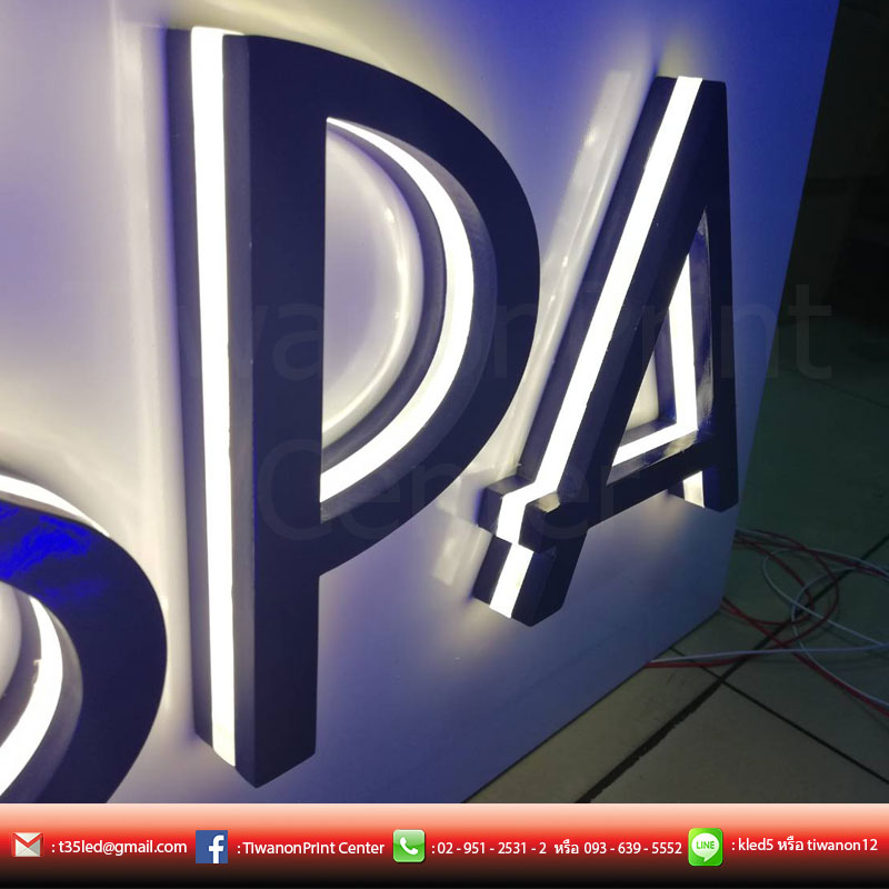 VESPA งานสวย ดีไซน์เก๋ รับทำป้าย LED Neon Flex ตามสไตล์ลูกค้า