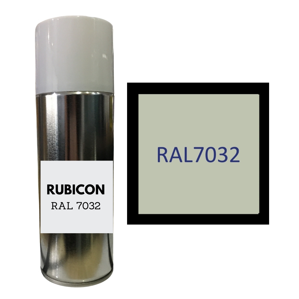 RUBICON RAL 7032 สีครีม (Cream) สีสเปรย์สำหรับงานซ่อมงานสีตู้