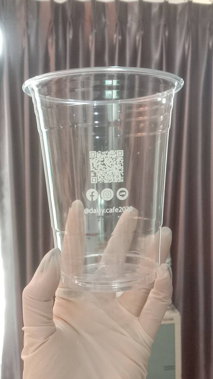 แก้ว PET ปาก 98 (ุรุ่นหนากลาง) ขนาด 16 ออนซ์ (ยกลัง 1000 ใบ)