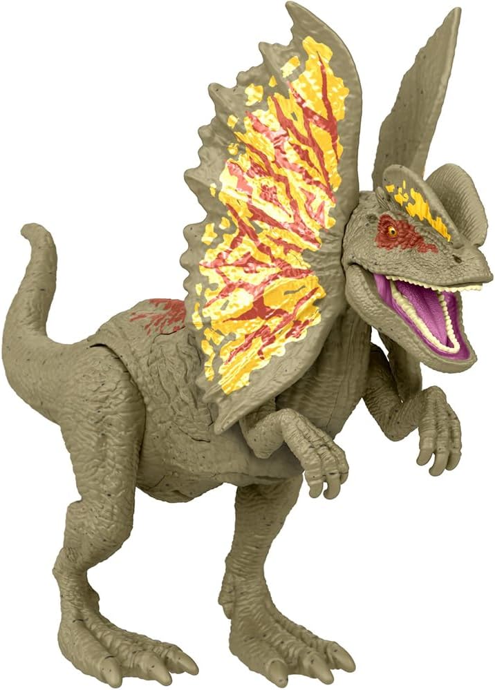 **MTS Toys**Mattel Jurassic World Epic Attack : HNC12 Dilophosaurus [ความยาวจากหัวถึงหาง 20 ซ.ม.]