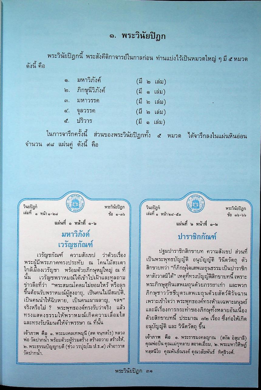 พระไตรปิฎกสังเขป