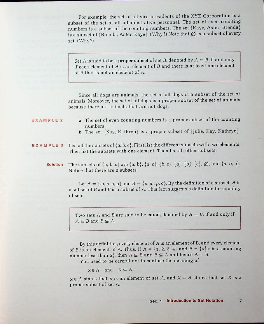 Finite Mathematics with Application to Business and the Social Sciences