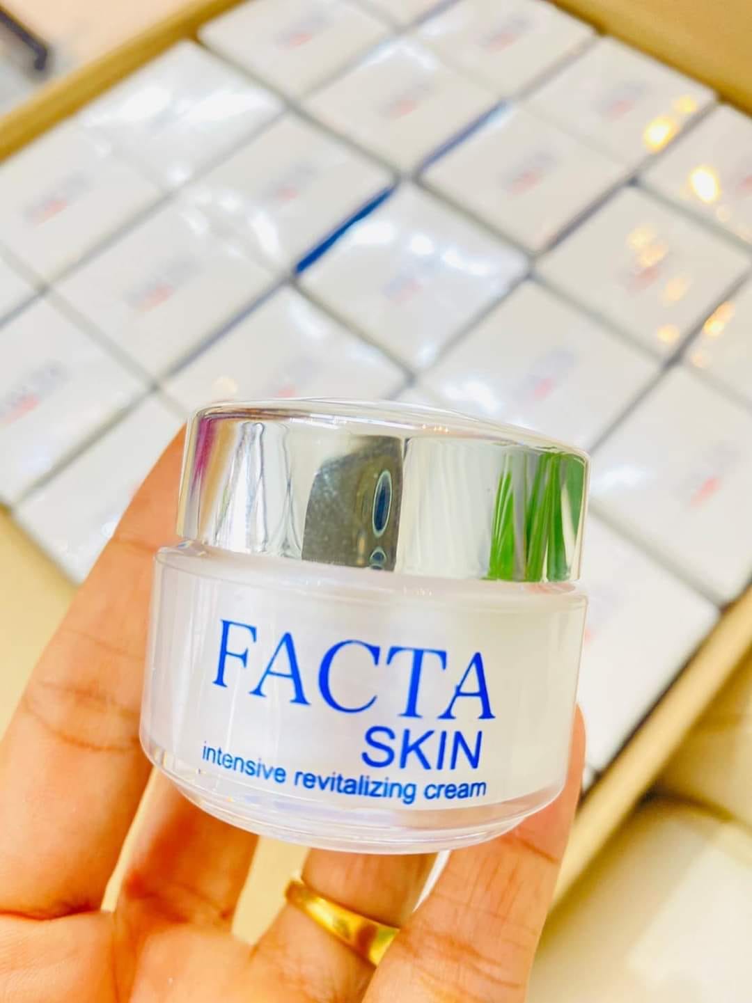 ครีมเฟคต้า แพคเกจใหม่ ลดสิว สกินไวน์เทนนิ่งไนท์ครีมของแท้