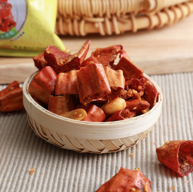 ถั่วหม่าล่าพริกกรอบ หอมอร่อยเผ็ดชา (308g)