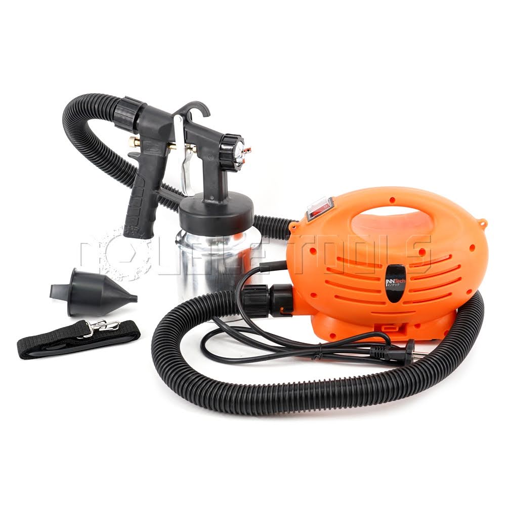รหัสสินค้า 252 InnTech เครื่องพ่นสี กาพ่นสี เครื่องพ่นสีไฟฟ้า 1,100W รุ่นท๊อป PS-1100H ทาสี พ่นสี พร้อมสายสะพาย และอุปกรณ์ครบชุด Paint Sprayer Heavy Duty