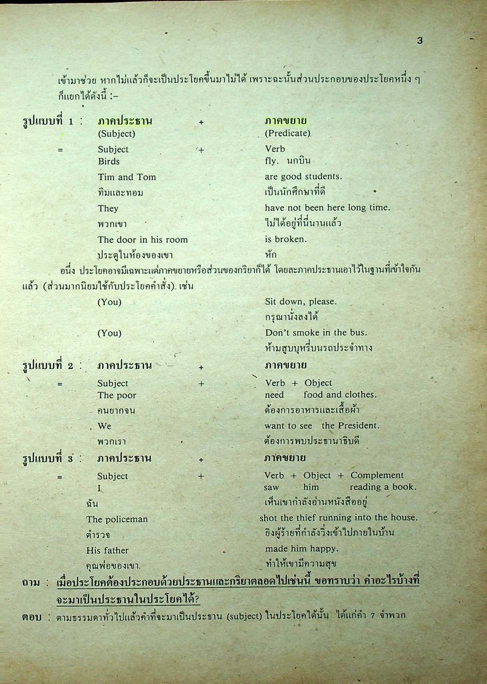 ADVANCED ENGLISH GRAMMAR FOR HIGH LEARNER