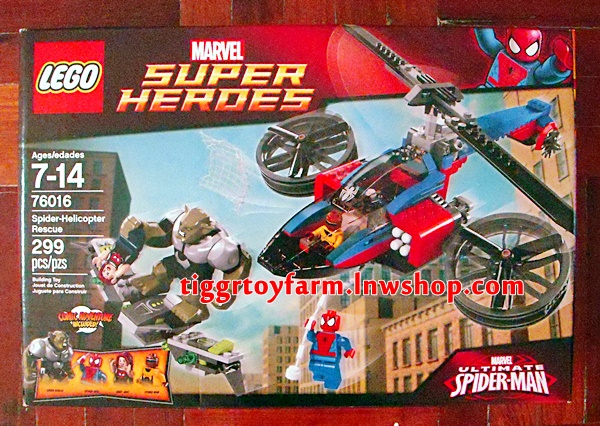 LEGO Superheroes 76016 Spider-Helicopter Rescue