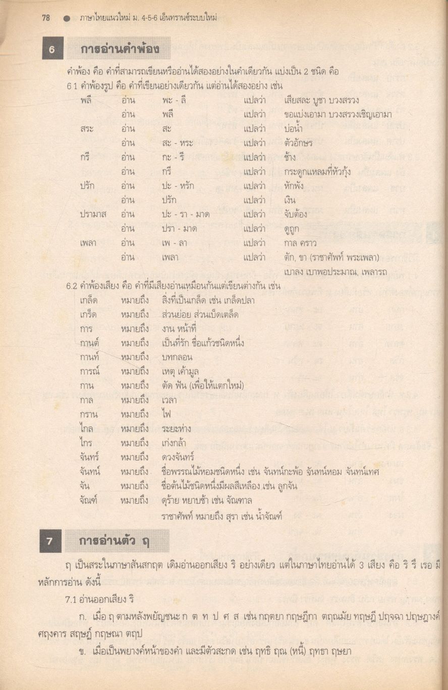 ภาษาไทยแนวใหม่ ม.4-5-6 และภาษาไทยเอ็นทรานซ์ระบบใหม่