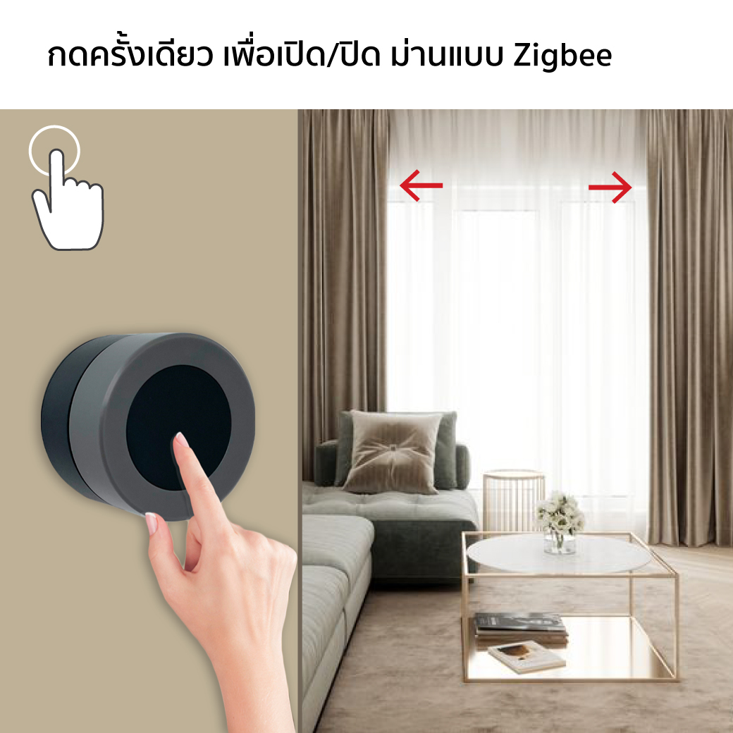 Zigbee Smart Knob สวิตช์ไร้สายแบบ Zigbee