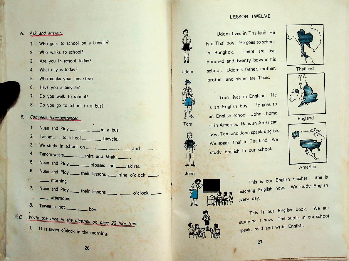 THE OXFORD ENGLISH COURSE FOR THAILAND BOOK TWO