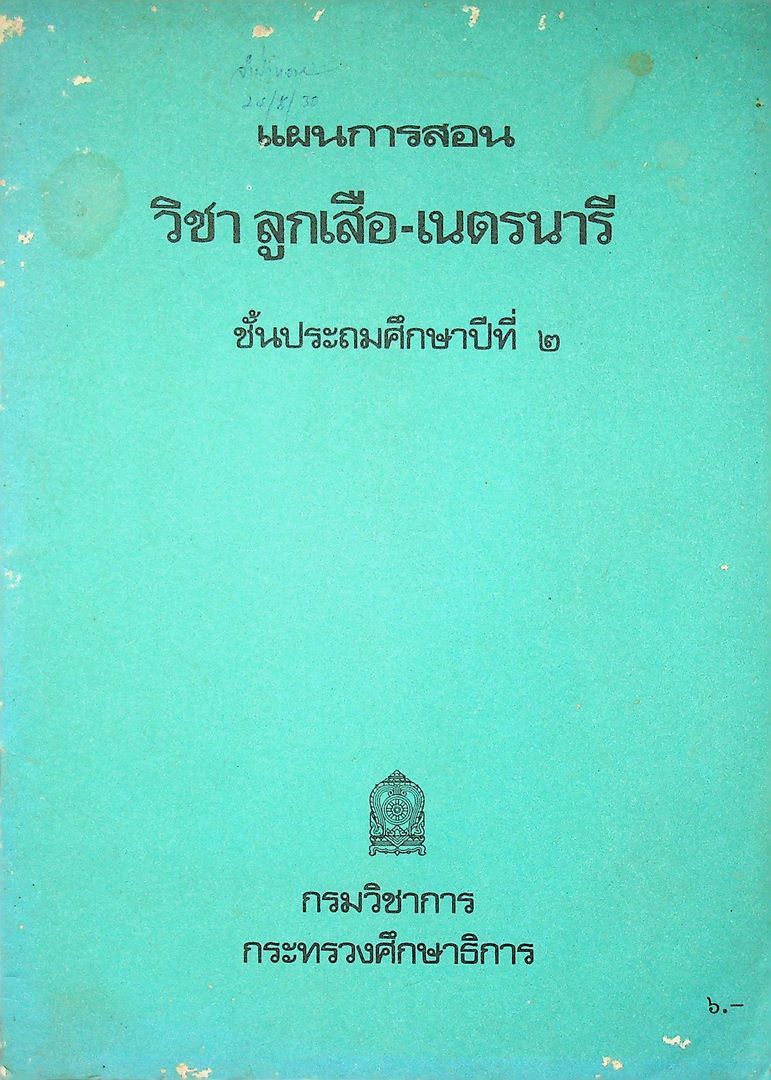 แผนการสอนวิชา ลูกเสือ-เนตรนารี ชั้นประถมศึกษาปีที่ ๒