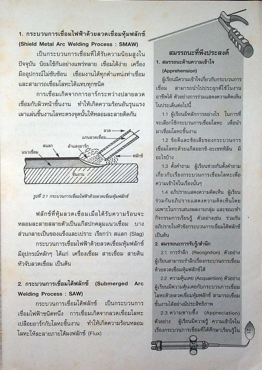 งานเชื่อมและโลหะแผ่นเบื้องต้น