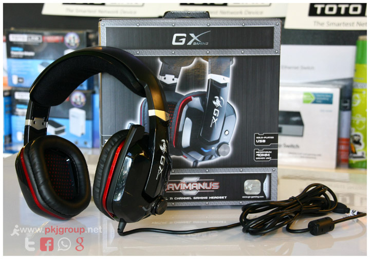 Headphone 7.1 Gaming GX Cavimanus