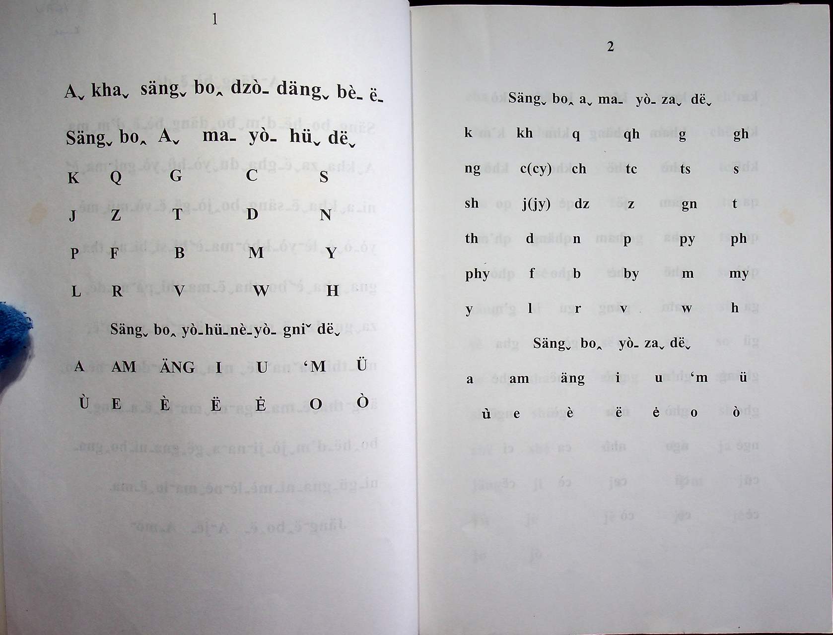 A KHA SANG BO DZO DANG BE_E SANG BO PHA-D'M (ภาษาอาข่า)