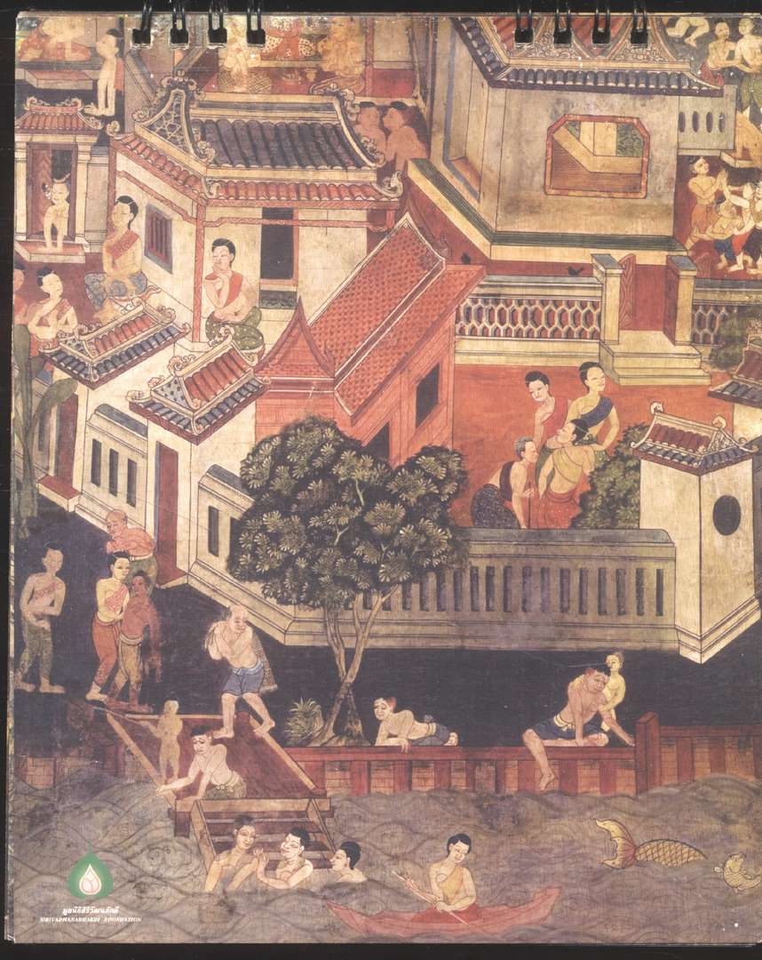 ปฎิทินตั้งโต๊ะ สืบสาน เส้นศิลป์ สู่ศรัทธาธรรม ๒ พ.ศ 2552 ของ ThaiBev