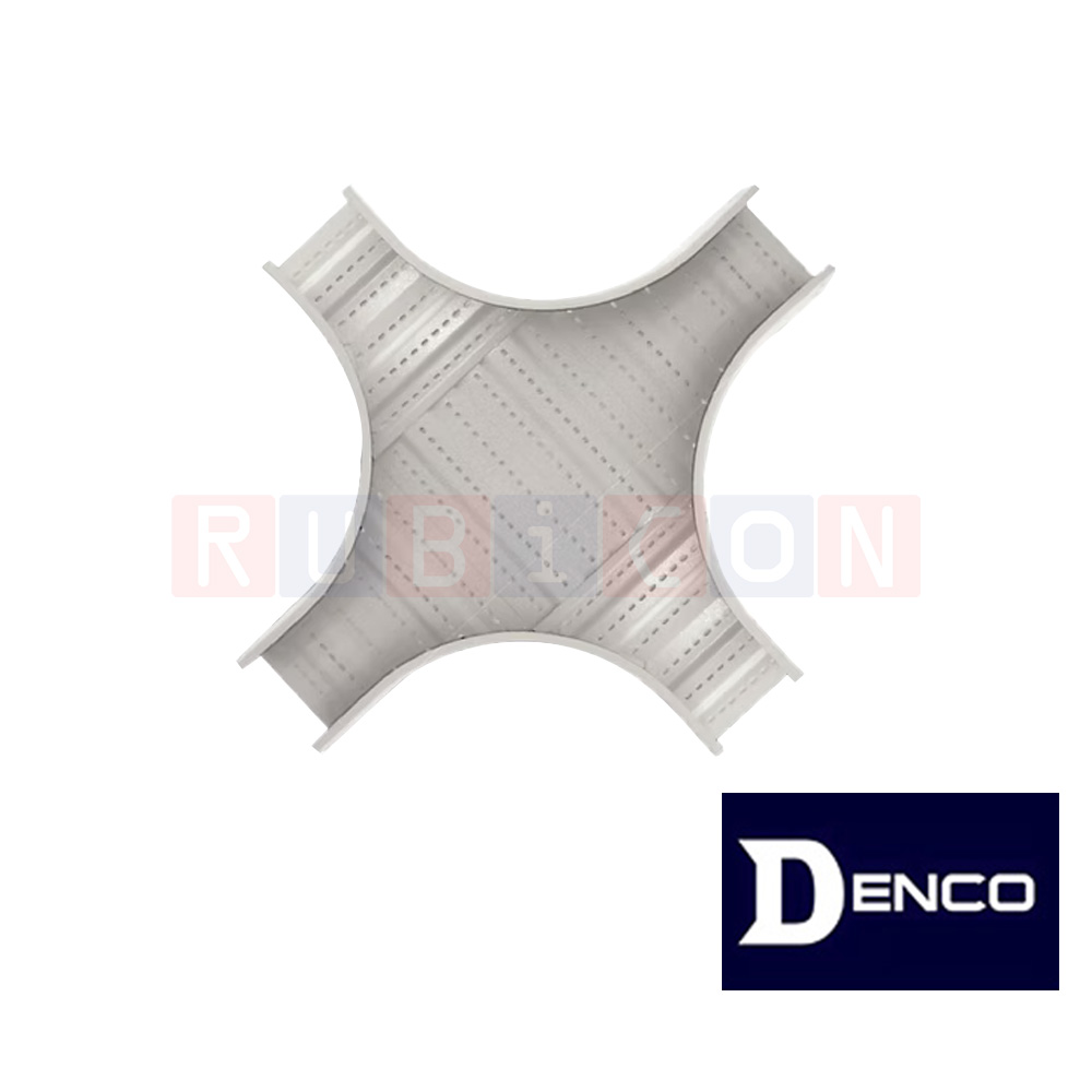 DENCO DSRX ข้อต่อสี่ทางเทรย์ Trunking System: Cable Tray Accessories (Horizontal Crosses MODEL DSRX)