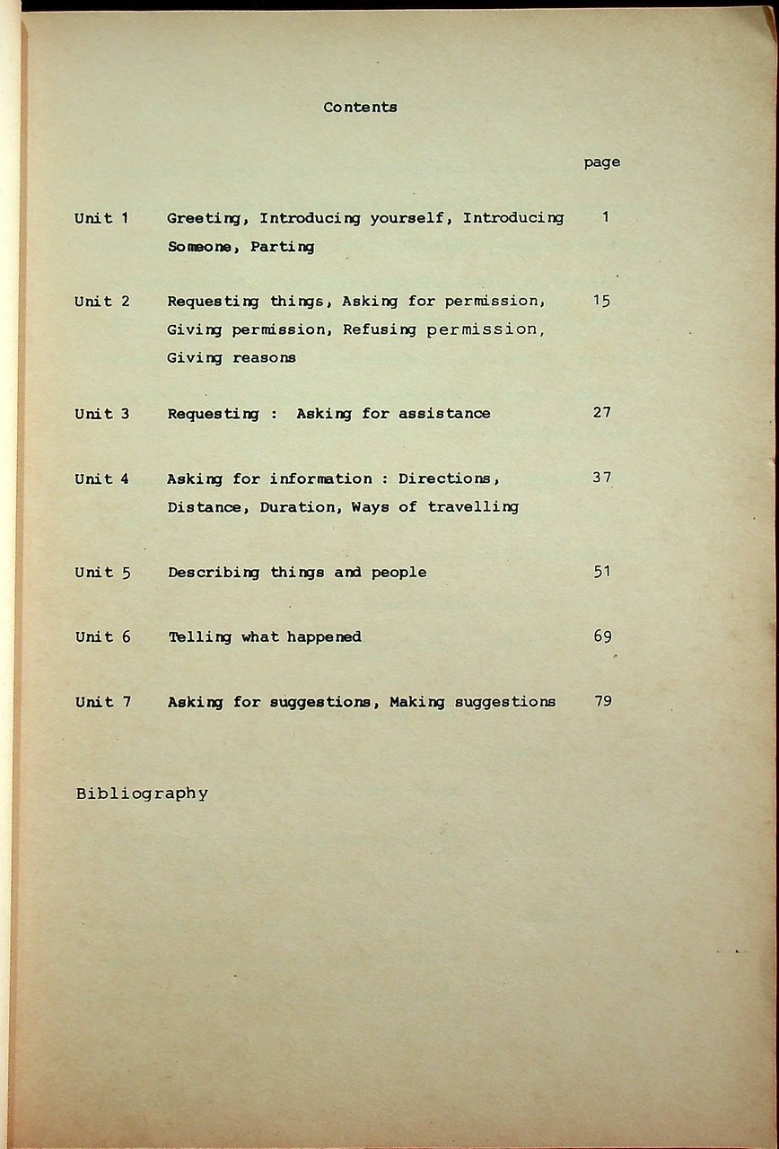 ENGLISH FOR COMMUNICATION