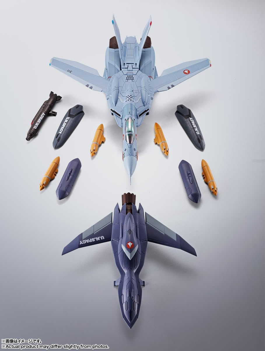 **MTS Toys**Hi-Metal R Macross : VF-0A Phoenix+QF2200D-B Ghost [Shin Kudo Use]