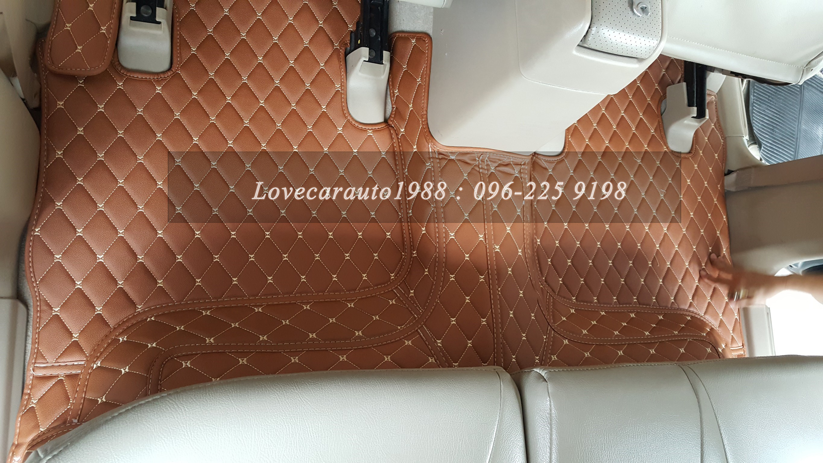 พรม6D Isuzu Mu7 สีน้ำตาล