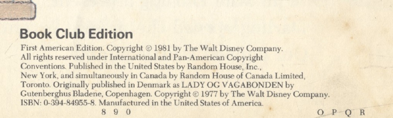 Walt Disney Productions presents Lady and the Tramp