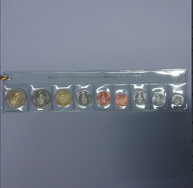 ที่คั่นหนังสือชุดเหรียญ ร10 (ชุด 9 เหรียญ) แพคกรม 2561