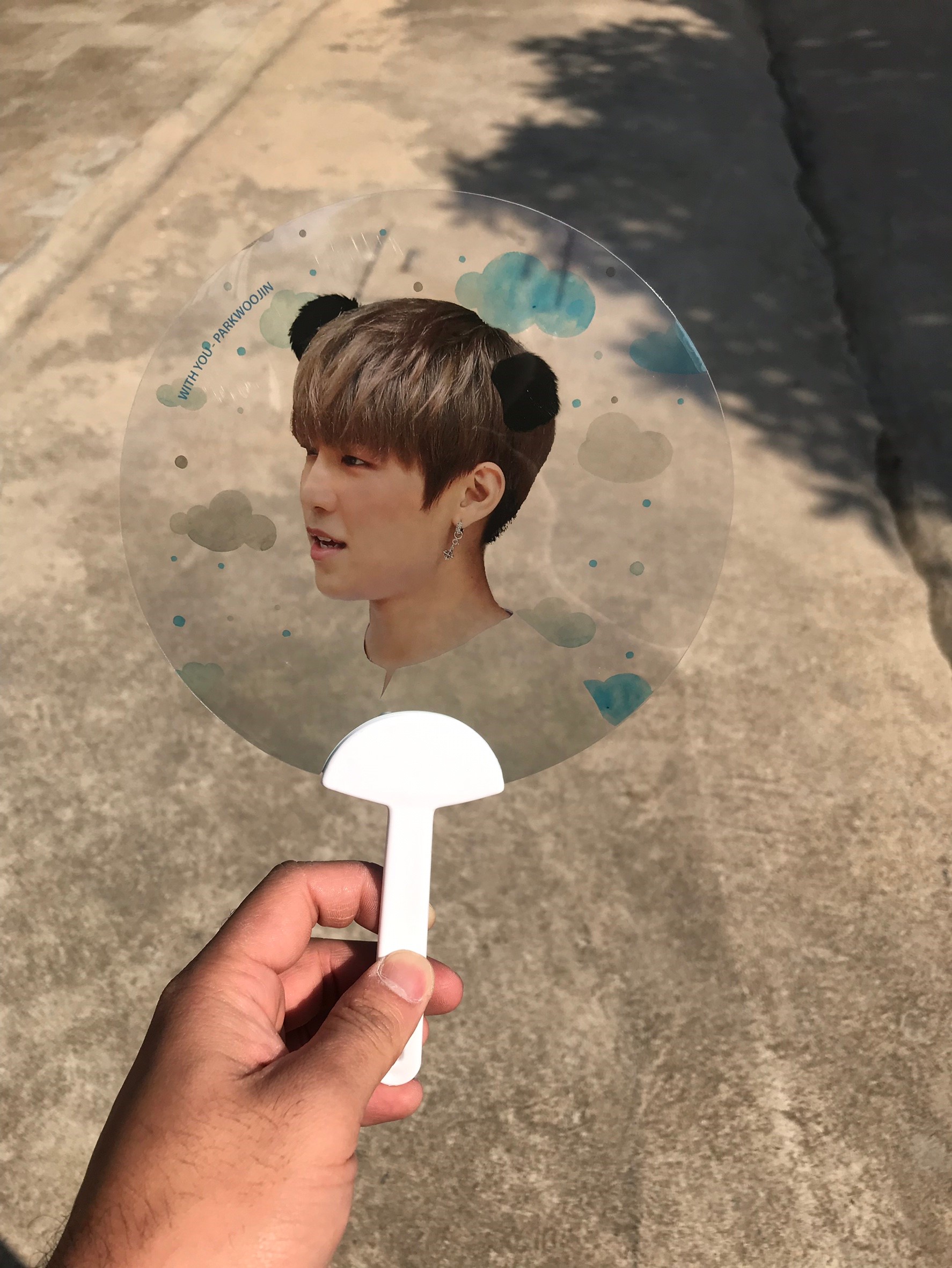 ทำพัดใส พัดใส พัดใสวงกลม