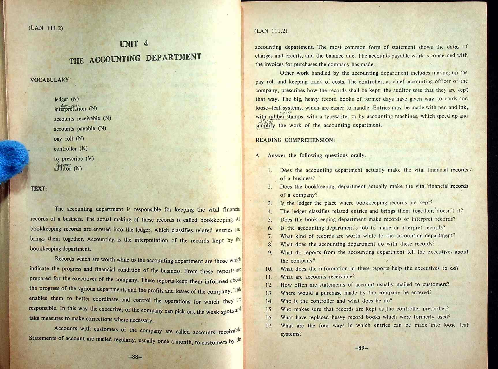 อังกฤษ ปี ๔ ภาค ๑ และ ๒