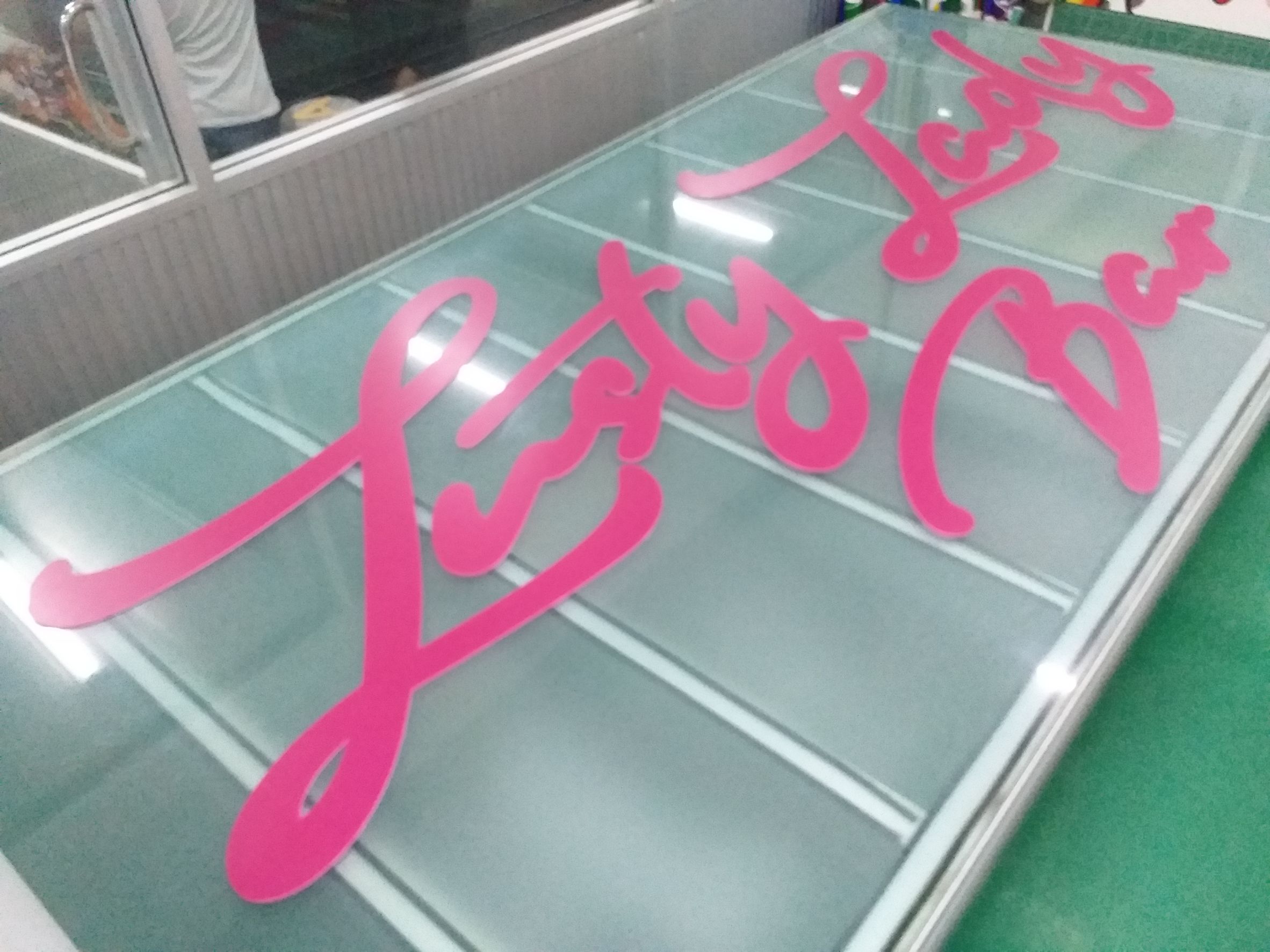 ป้าย Lusty lady bar