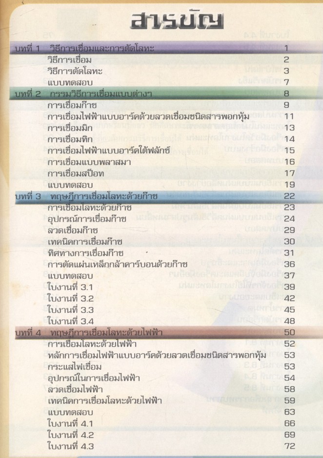 งานเชื่อมและโลหะแผ่นเบื้องต้น
