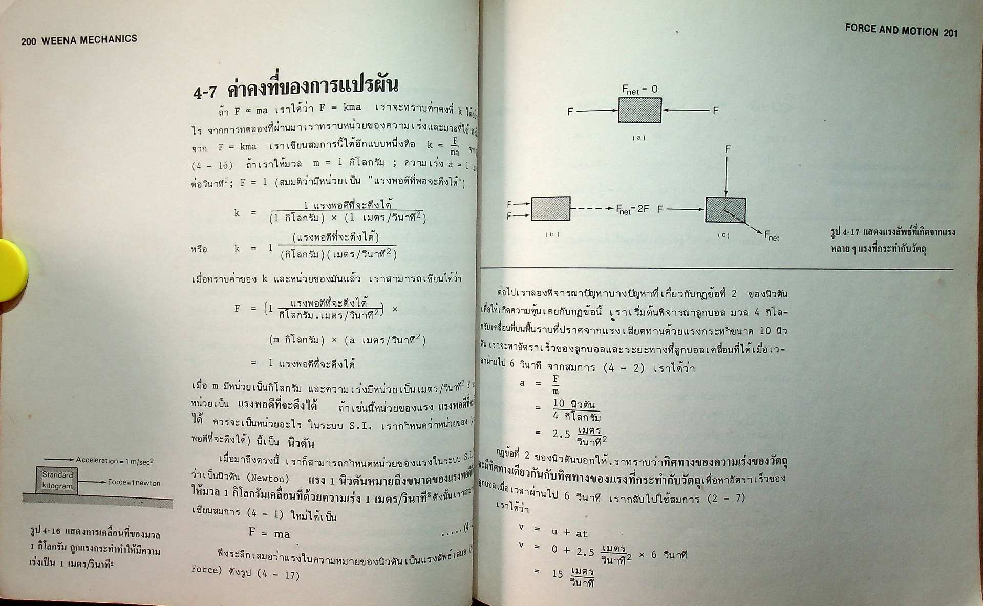 WEENA MECHANICS กลศาสตร์ ตามหลักสูตร มัธยมศึกษาตอนปลาย
