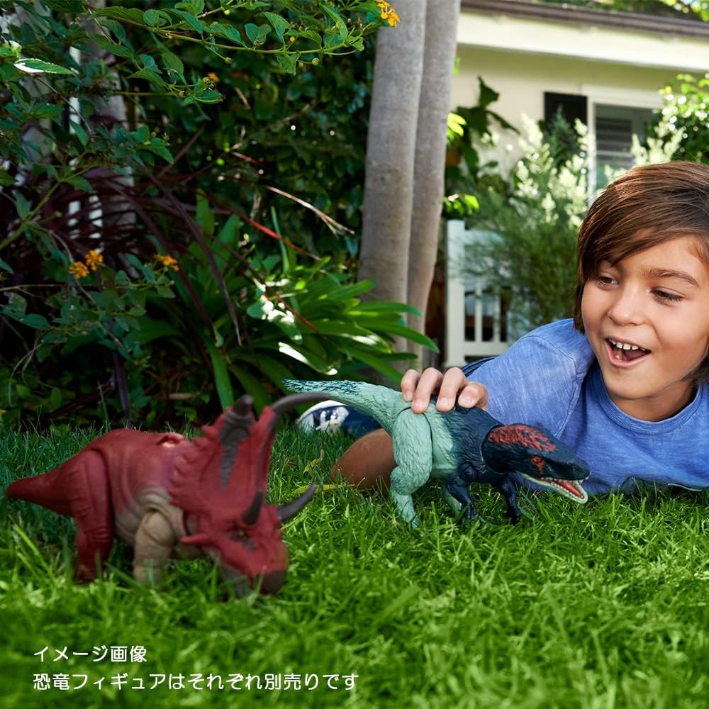 **MTS Toys**Mattel Jurassic World Dino Trackers Wild Roar : HLP16 Diabloceratops [ความยาวจากหัวถึงหาง 28 ซ.ม.]