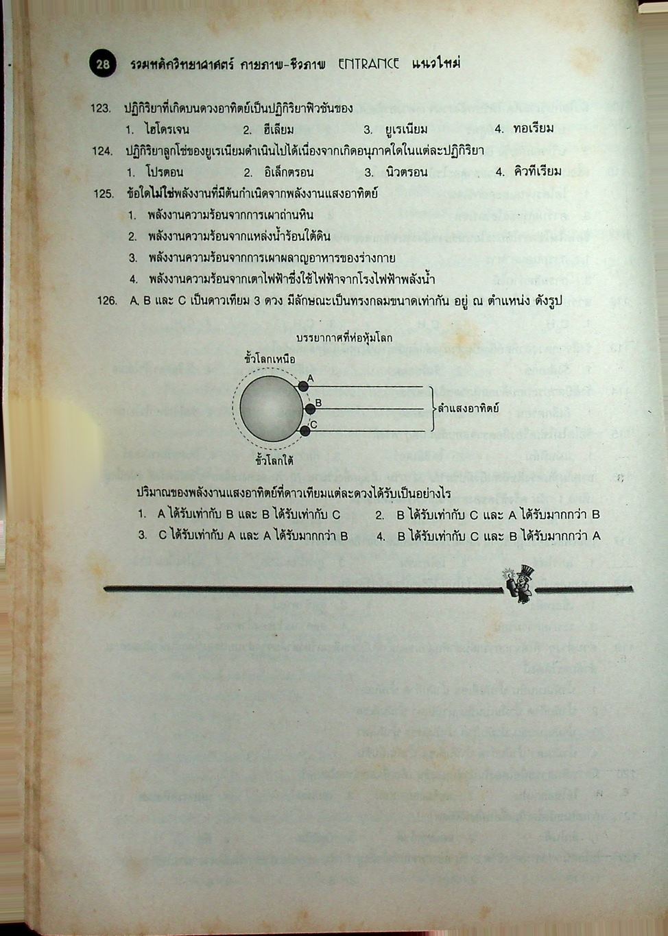 รวมหลักวิทยาศาสตร์กายภาพ-ชีวภาพ ENTRANCE (แนวใหม่) ม.4-5-6