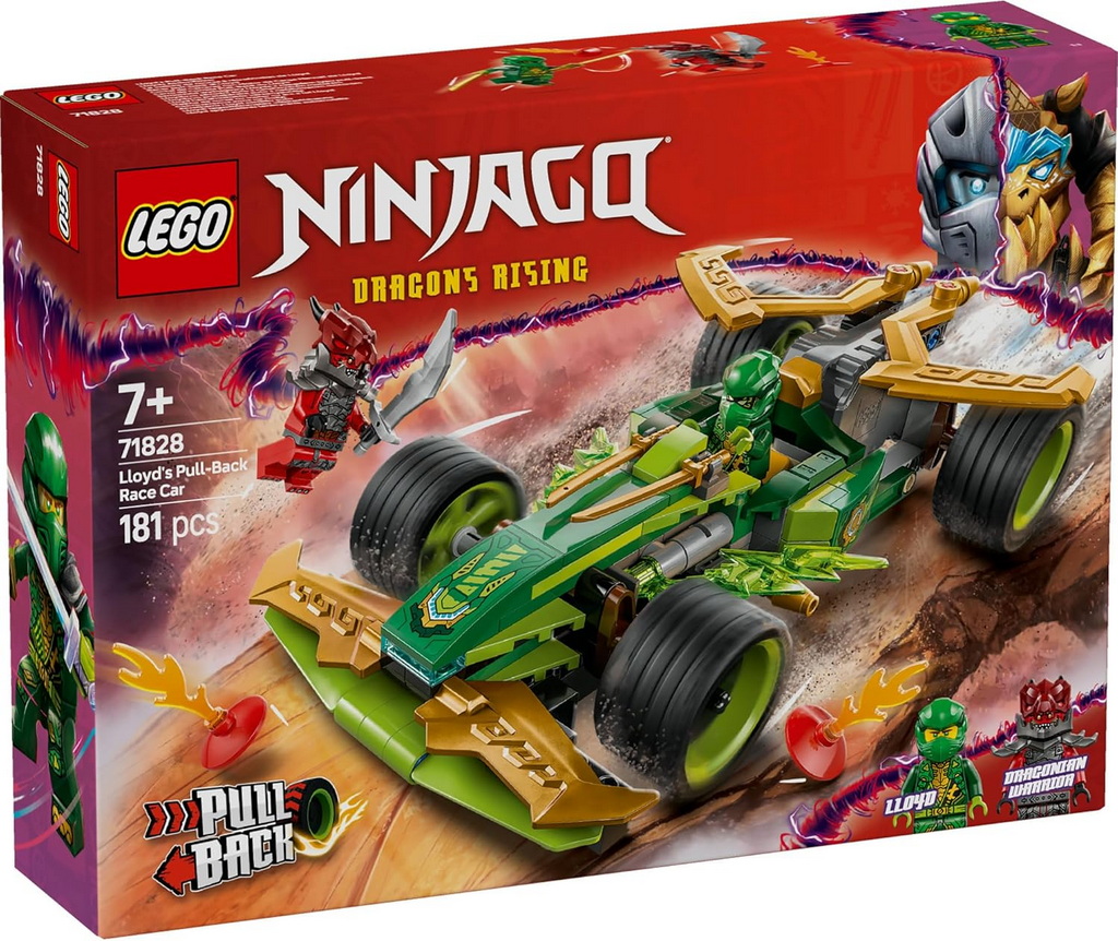 **MTS Toys**เลโก้ Lego 71828 Ninjago : Lloyd's Pull-Back Race Car