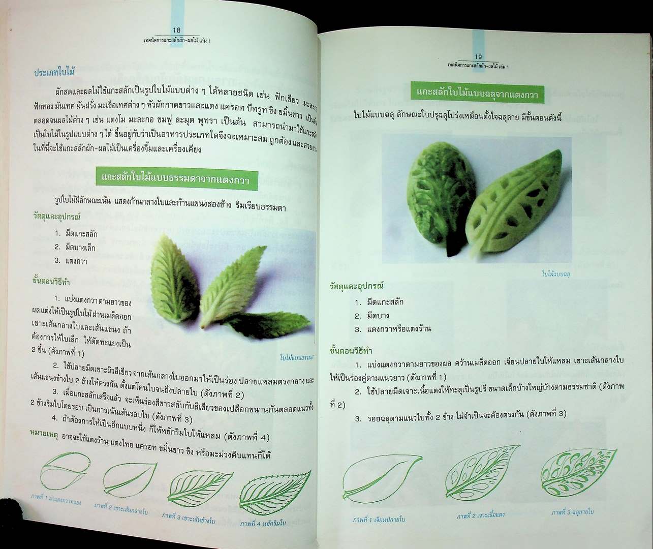 เทคนิคการแกะสลัก ผัก-ผลไม้ 1