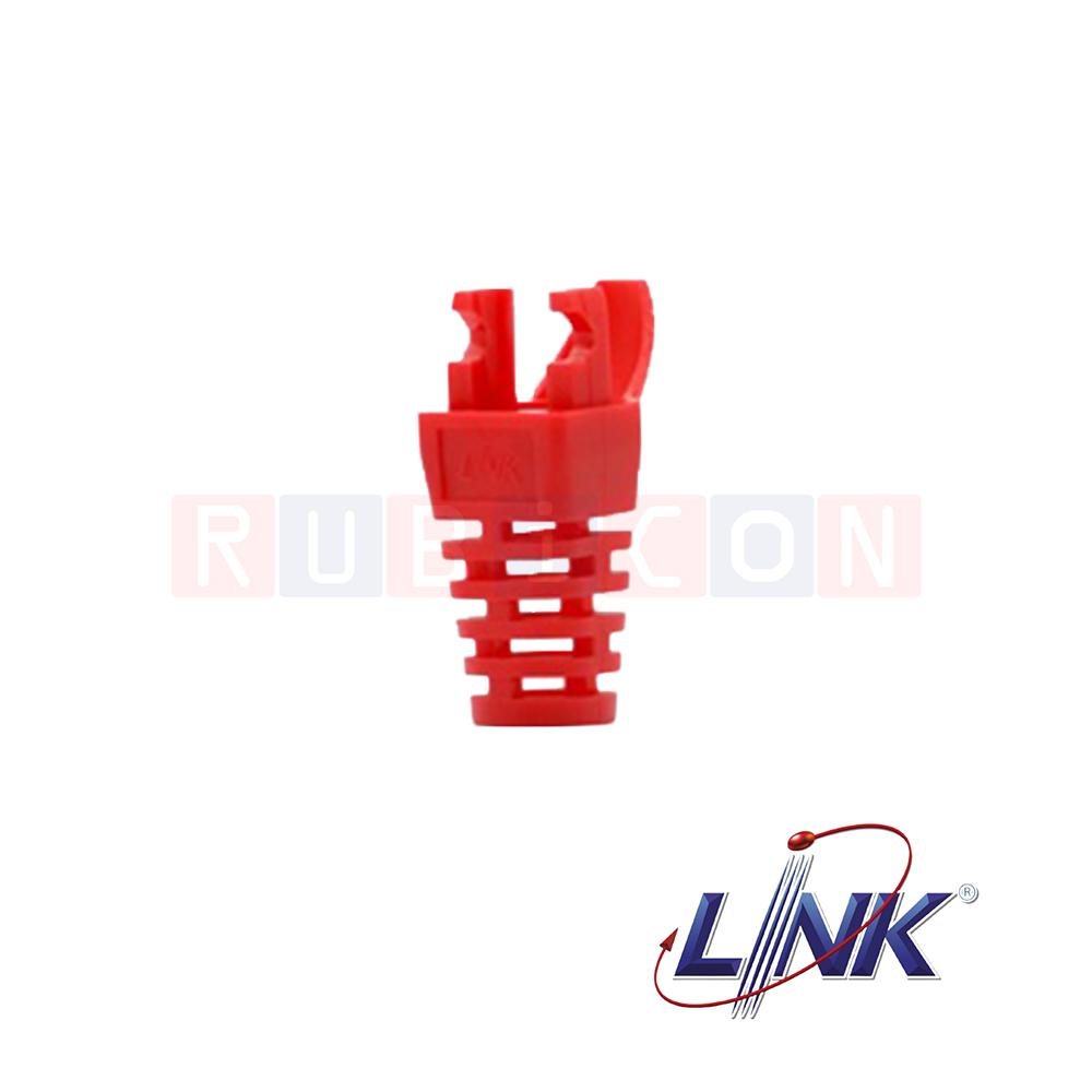 US-6512 CAT5E LOCKING PLUG BOOT, RED NEW (Pack/10Pcs) LINK