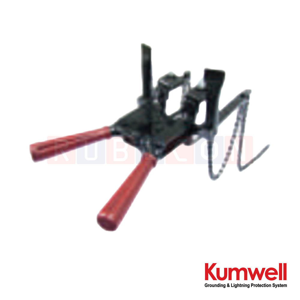 KUMWELL *HCD00-V แคลมป์จับแบบหนีบ แคลมป์จับแบบ "D" พร้อมโซ่รองแบบ "V" (Handle Clamp) Type "D" with Chain Support "V"